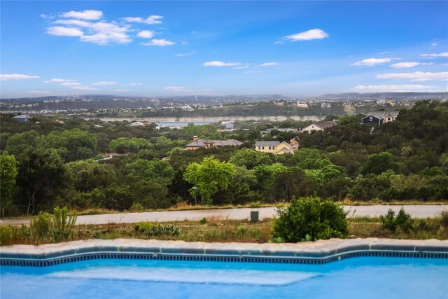 3606 Bunyan Cir, Lago Vista, TX 78645 - outdoor pool with a view of trees