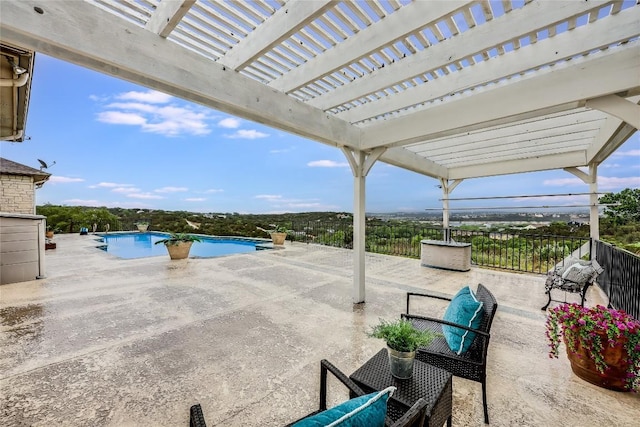3606 Bunyan Cir, Lago Vista, TX 78645 - view of patio with a pergola
