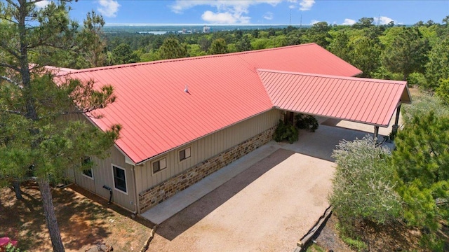 aerial view