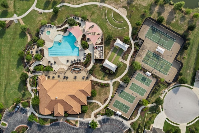 drone / aerial view