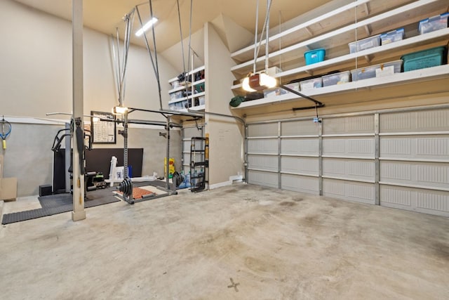 13358 Mesa Verde Dr, Austin, TX 78737 - garage featuring a garage door opener