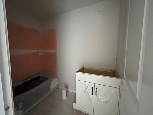 full bathroom with vanity