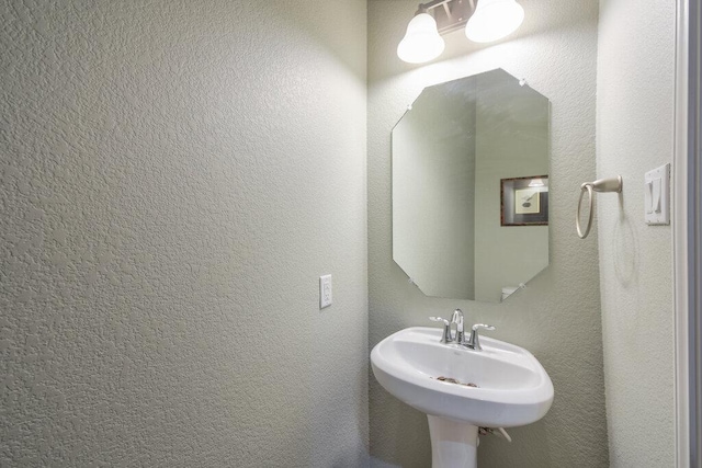 bathroom with a sink