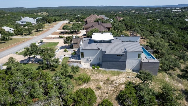 aerial view with a view of trees