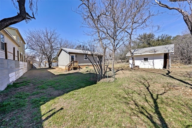 view of yard