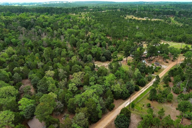 125 Turkey Trot Rd, Smithville, TX 78957 - birds eye view of property featuring a forest view