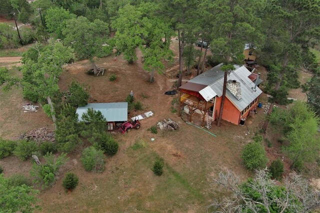125 Turkey Trot Rd, Smithville, TX 78957 - birds eye view of property with a forest view