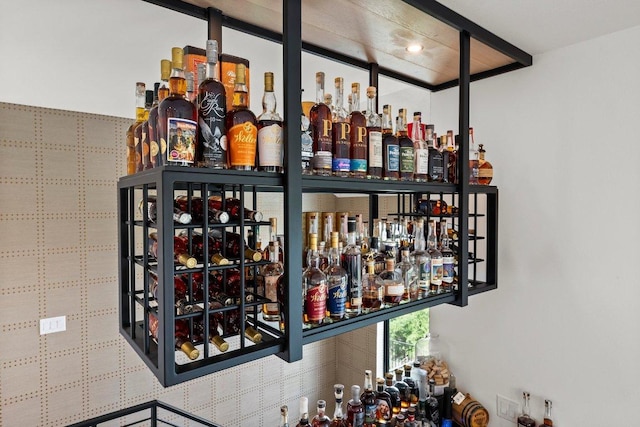 bar with a dry bar