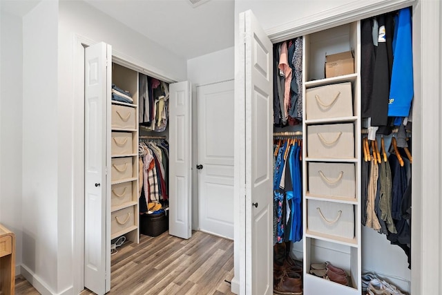 view of closet