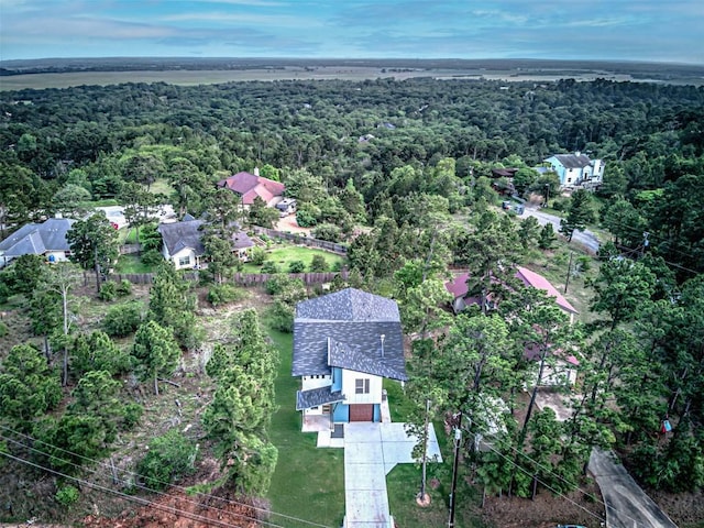 141 Awehi Ln, Bastrop, TX 78602 - aerial overview of property's location featuring a forest