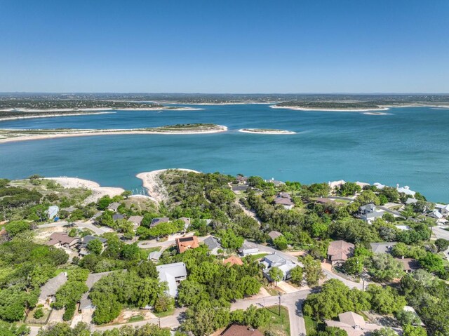 1871 Patty Dr, Canyon Lake, TX 78133 - aerial view of property and surrounding area with a large body of water and nearby suburban area