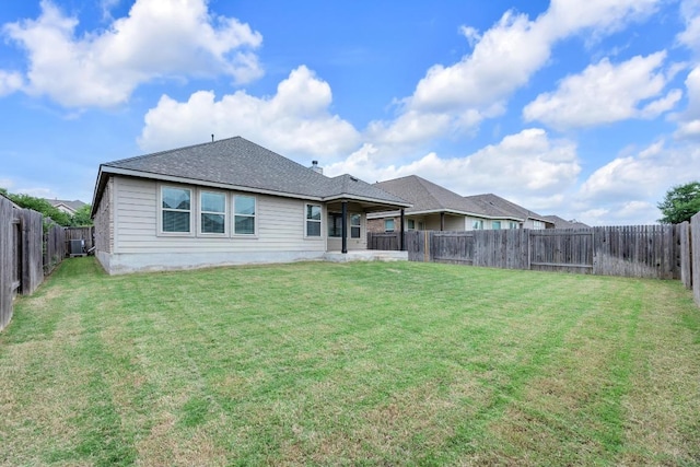 22008 Abigail Way, Pflugerville, TX 78660 - back of house with a fenced backyard