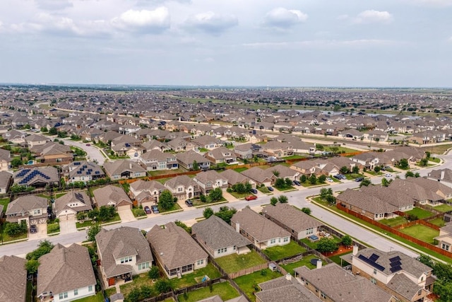 aerial view featuring a residential view