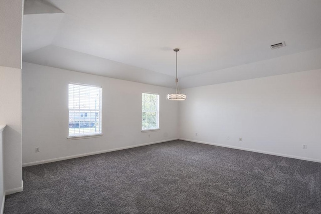 18816 Sandy Shore Dr, Pflugerville, TX 78660 - spare room with dark colored carpet and baseboards