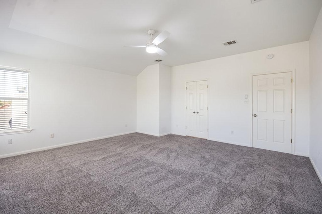 18816 Sandy Shore Dr, Pflugerville, TX 78660 - carpeted spare room with ceiling fan, visible vents, and baseboards
