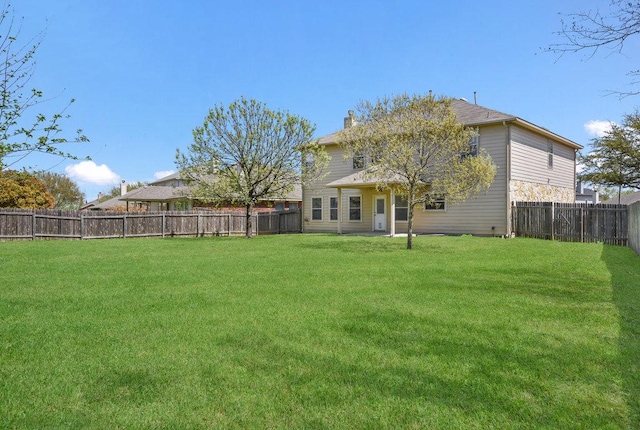 18816 Sandy Shore Dr, Pflugerville, TX 78660 - view of yard featuring a fenced backyard