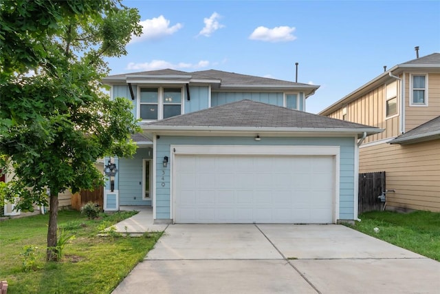 349 Eagle Brook Ln, Buda, TX 78610 - view of front of property featuring driveway, a garage, and board and batten siding