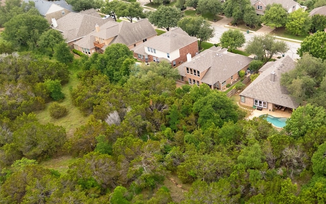 1725 Buttercup Creek Blvd, Cedar Park, TX 78613 - aerial perspective of suburban area with a pool area