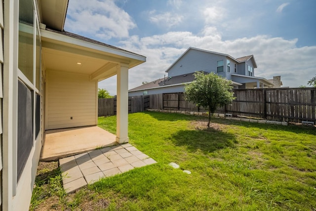 5817 Gerard Dr, Austin, TX 78744 - view of yard with a patio