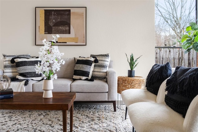 view of living area