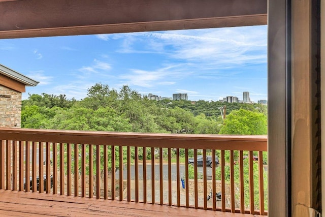 view of deck