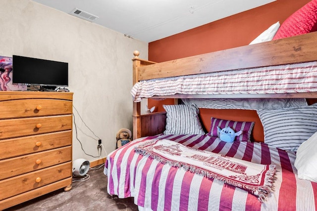 1406 Windsor Rd Unit 305, Austin, TX 78703 - bedroom with concrete floors