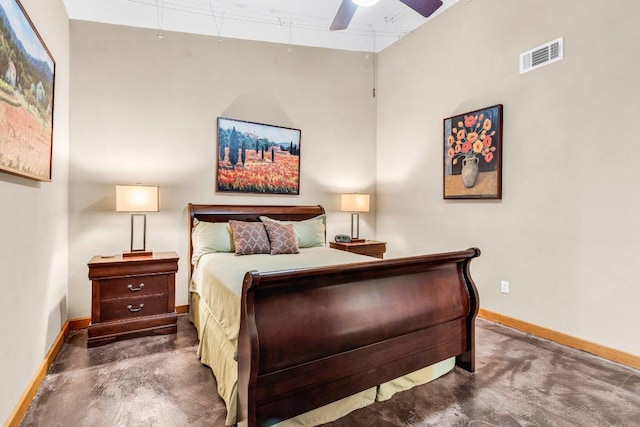 1406 Windsor Rd Unit 305, Austin, TX 78703 - bedroom with baseboards and ceiling fan