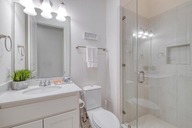 3908 Logan Ridge Dr, Cedar Park, TX 78613 - full bathroom featuring a stall shower and vanity
