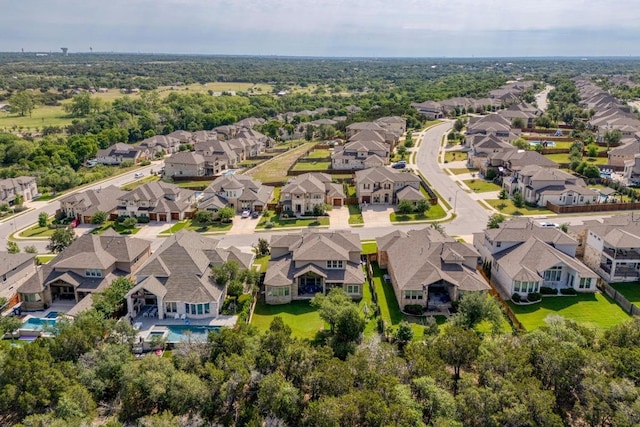 3908 Logan Ridge Dr, Cedar Park, TX 78613 - aerial perspective of suburban area with a pool area
