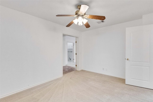 1202 Stepp Bnd, Cedar Park, TX 78613 - carpeted empty room with ceiling fan and baseboards