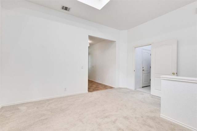 1202 Stepp Bnd, Cedar Park, TX 78613 - carpeted spare room with baseboards and a skylight