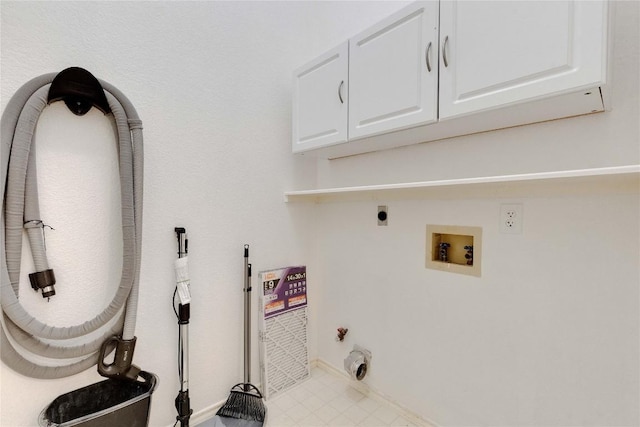 1202 Stepp Bnd, Cedar Park, TX 78613 - laundry room featuring cabinet space, washer hookup, and hookup for an electric dryer