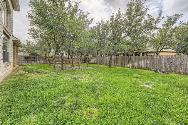 404 Scarlet Maple Dr, Cedar Park, TX 78613 - view of yard featuring a fenced backyard
