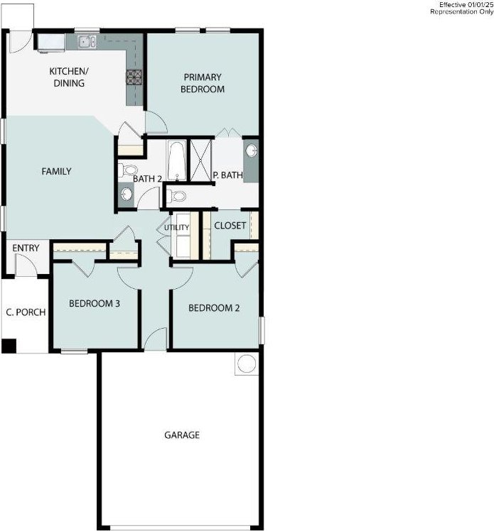264 Estallo Way, Maxwell, TX 78656 - home floor plan