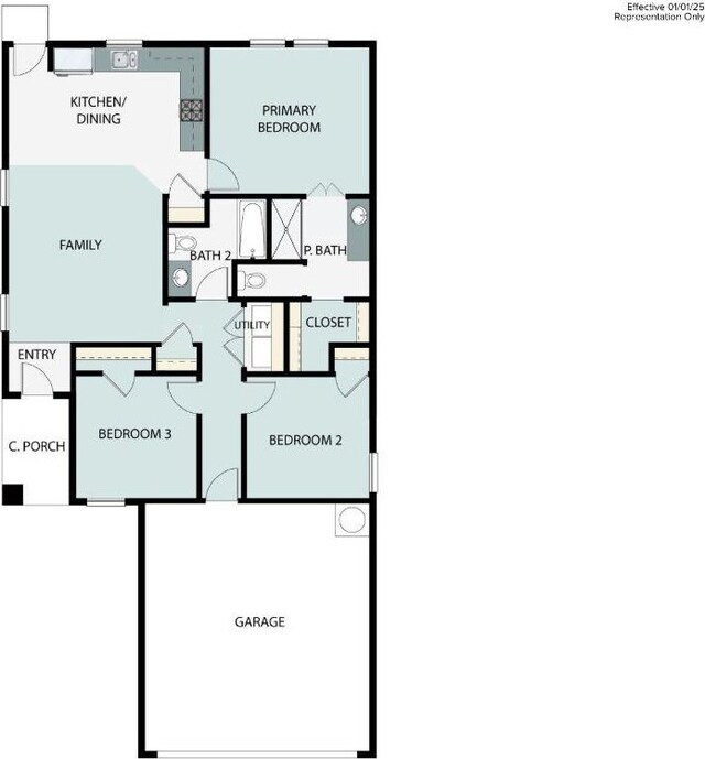264 Estallo Way, Maxwell, TX 78656 - home floor plan
