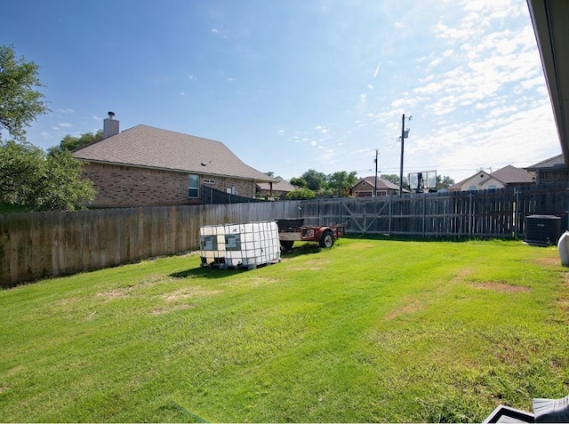 1066 Vista Dr, Salado, TX 76571 - view of yard featuring central air condition unit