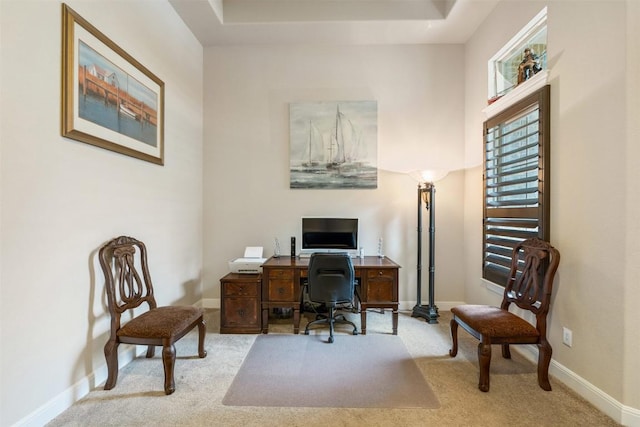 2917 Windy Vane Dr, Pflugerville, TX 78660 - office with carpet and baseboards