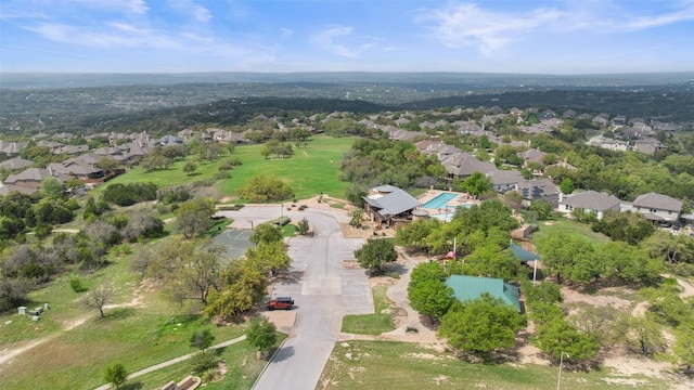 bird's eye view featuring a residential view