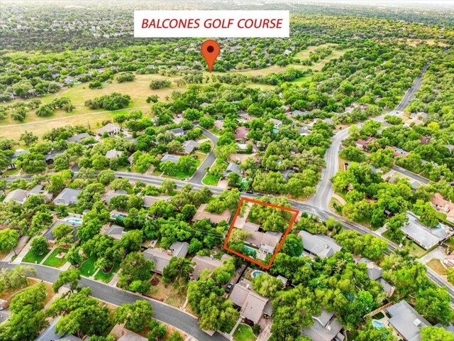 birds eye view of property featuring a residential view