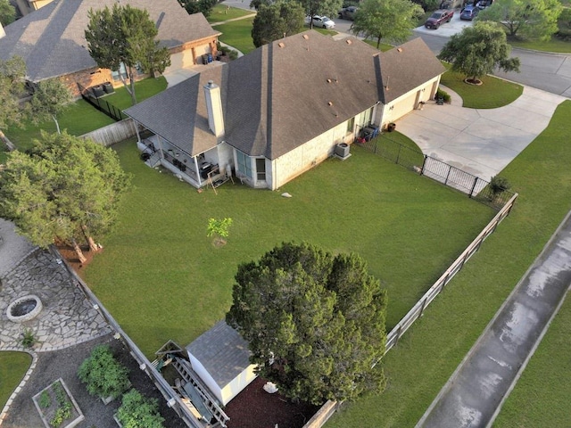 drone / aerial view