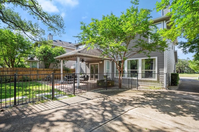 9417 Hopeland Dr, Austin, TX 78749 - view of front of property with ceiling fan