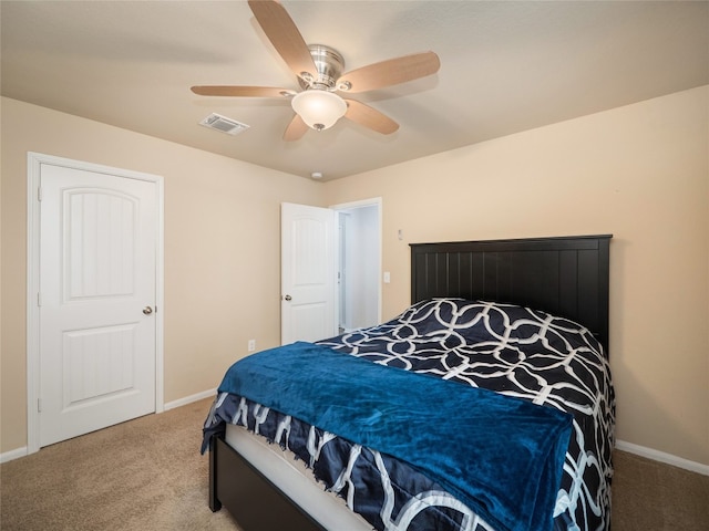 11904 Jamie Dr, Manor, TX 78653 - carpeted bedroom featuring baseboards and ceiling fan