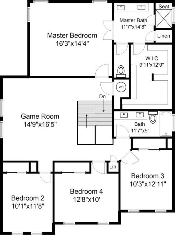 5817 Scenic Lake Dr, Georgetown, TX 78626 - room layout