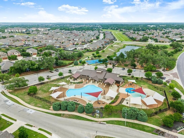 1625 Stinnett Dr, Leander, TX 78641 - drone / aerial view featuring a residential view