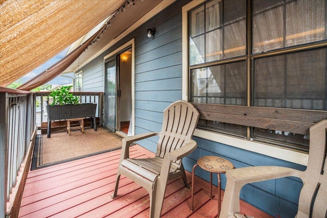 view of deck
