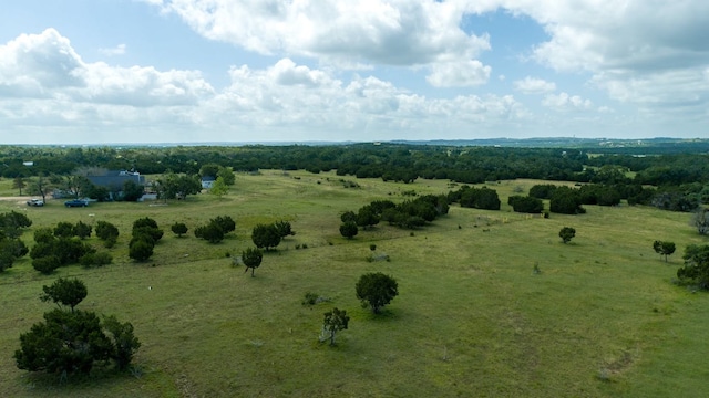 bird's eye view featuring a rural view
