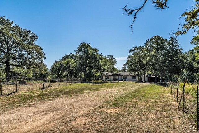 9623 County Road 347, Caldwell, TX 77836 - view of yard featuring fence and a rural view