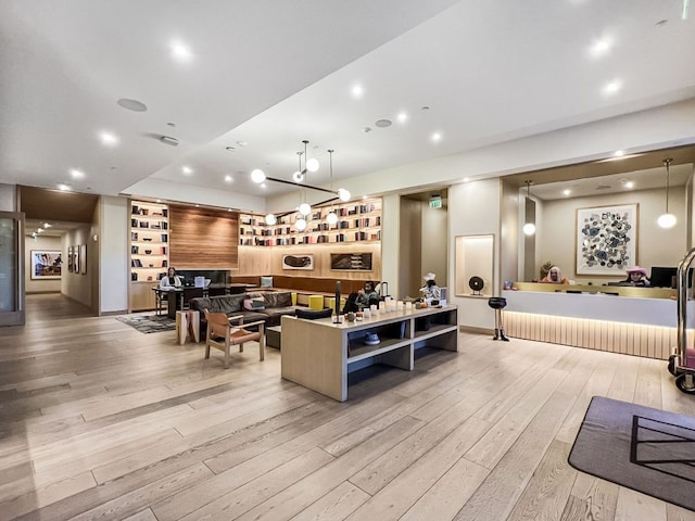 view of reception area