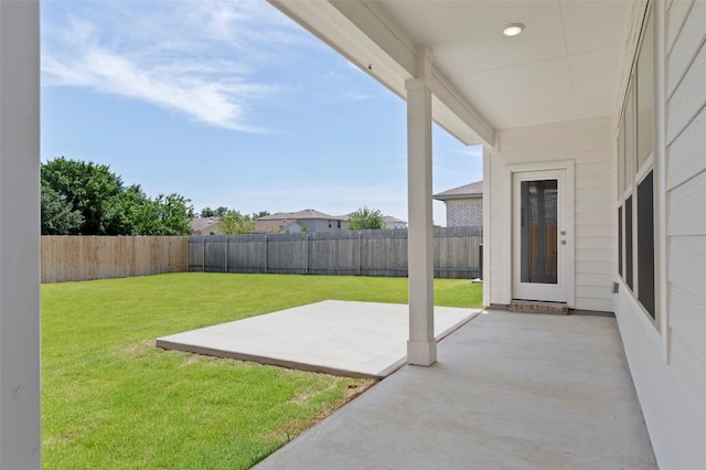 18305 Emu Ln, Manor, TX 78653 - view of yard featuring a patio