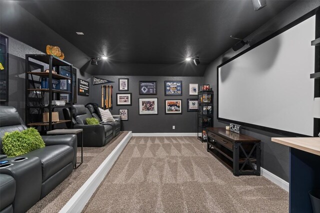 20620 Lukes Cv, Pflugerville, TX 78660 - carpeted cinema featuring baseboards